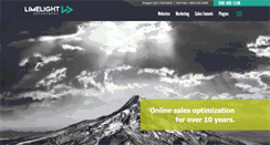 Desktop Screenshot of limelightdept.com